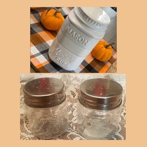 Mason Jar Salt & Pepper Shakers and Measuring cups